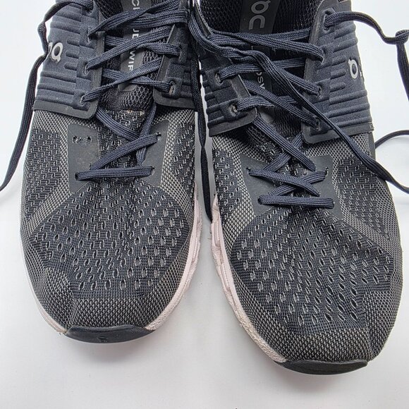 On Running Cloudswift Mens Size 11.5 Black White Running Shoes Athletic Outdoors - Picture 10 of 14